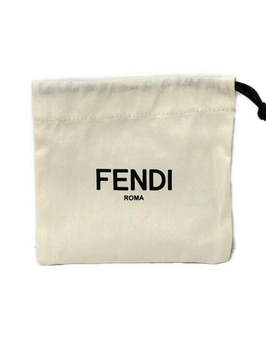 Fendi Trifold Wallet Selleriapeekaboo Navy L-shaped Zipper Leather - Picture 6 of 6